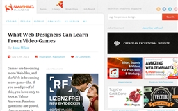 What Web Designers Can Learn From Video Games | Smashing Magazine