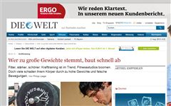 Krafttraining: Wer zu große Gewichte stemmt, baut schnell ab - Nachrichten Gesundheit - WELT ONLINE