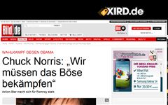 Wahlkampf gegen Obama: Chuck Norris schlägt sich auf Romneys Seite -
	Politik Ausland -
	Bild.de