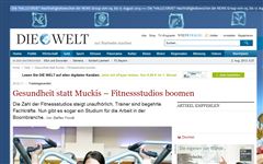 Trainingscenter: Gesundheit statt Muckis - Fitnessstudios boomen - Nachrichten Geld - WELT ONLINE