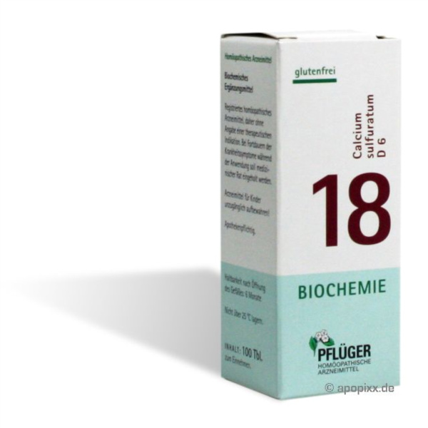 Biochemie 18 Calc Sulf D 6, 100 St&uuml;ck Preisvergleich