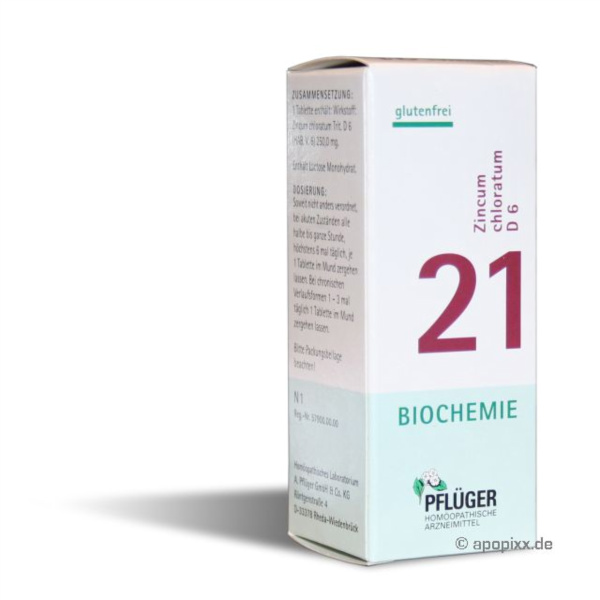 Biochemie 21 Zinc Chlo D 6, 100 St&uuml;ck Preisvergleich