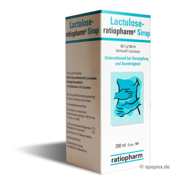 Lactulose Ratiopharm Sirup, 200 ml Preisvergleich
