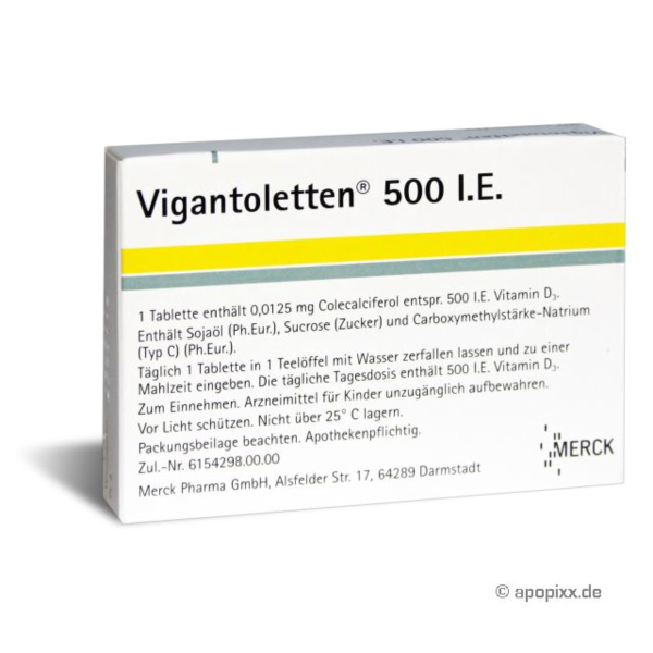 Vigantoletten 500, 90 St&uuml;ck Preisvergleich