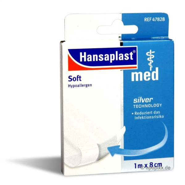 Hansaplast Med Soft 1mx8cm, 10 St&uuml;ck Preisvergleich
