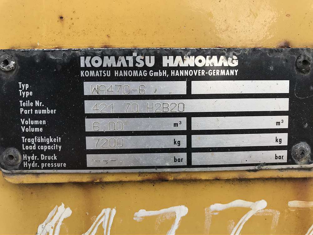 KOMATSU 6,0 CBM LEICHTGUTSCHAUFEL, 3.250 MM - 13
