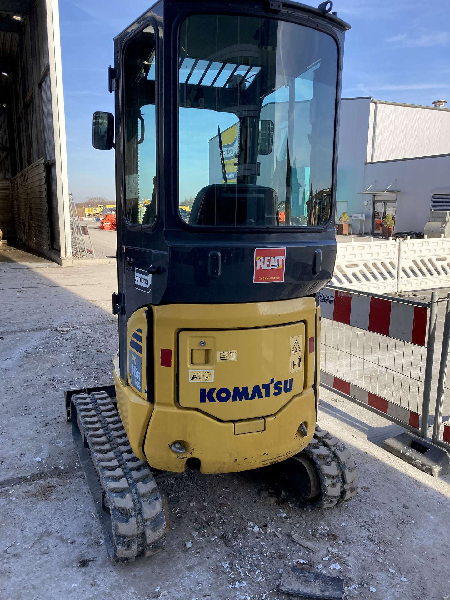 Kit De Décalcomanies Komatsu PC16R HS - Adhésifs Graphiques Haute Qualité - Pour Pelleteuse - Neuf Complet