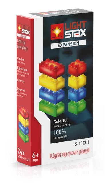 STAX® Expansion Pack - red, yellow, blue & green - LEGO®-kompatibel
