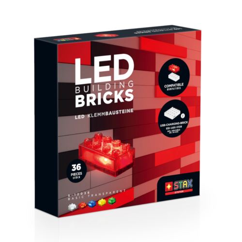 STAX® Basic Transparent - LEGO®-kompatibel 