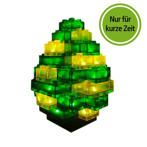 STAX® Osterei grün/gelb transparent - LEGO®-kompatibel