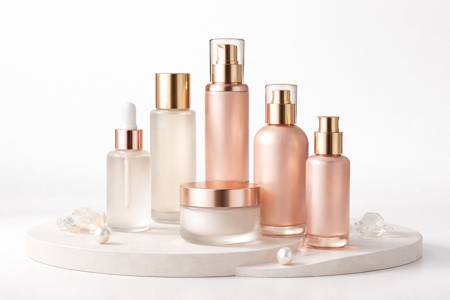 Kosmetik 3D Rendering Fluid Simulation