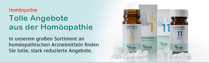 Tolle Angebote aus der Homöopathie - www.stahlberg-apotheke.de