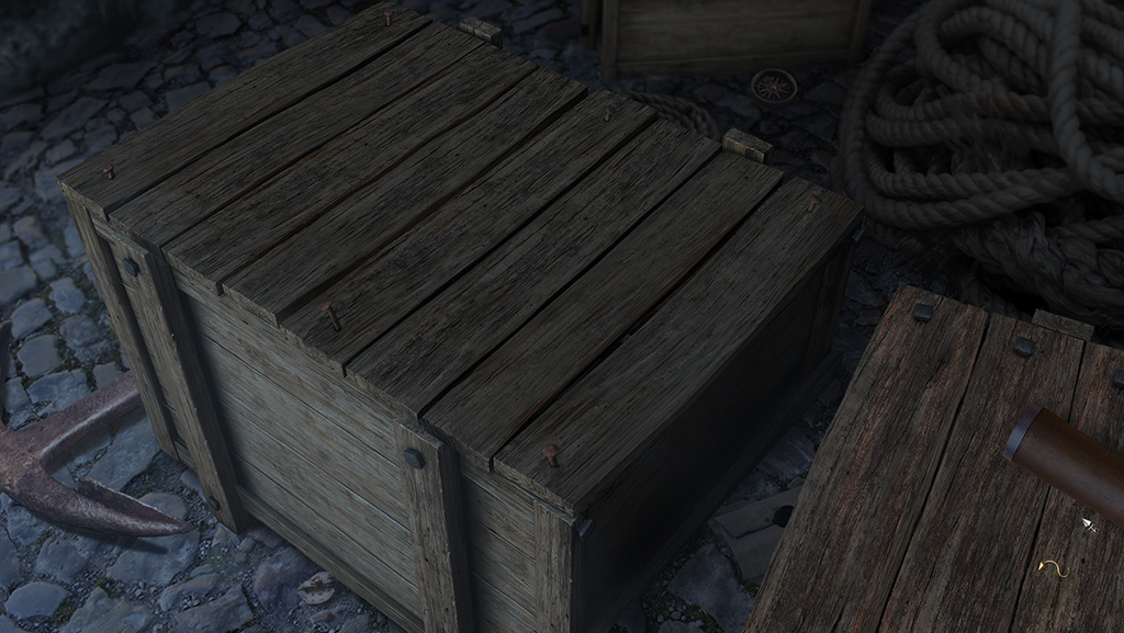 The Mystery of Oak Island – storage scene from the point & click adventure