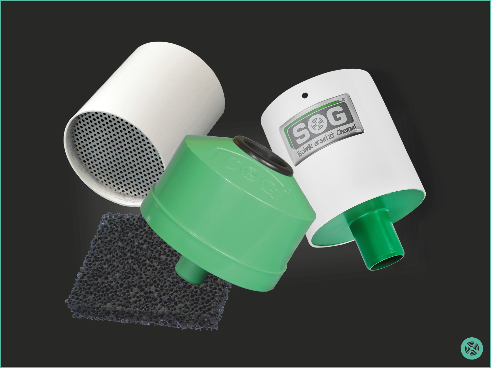 Nahaufnahme eines SOG® Aktivkohlefilters
