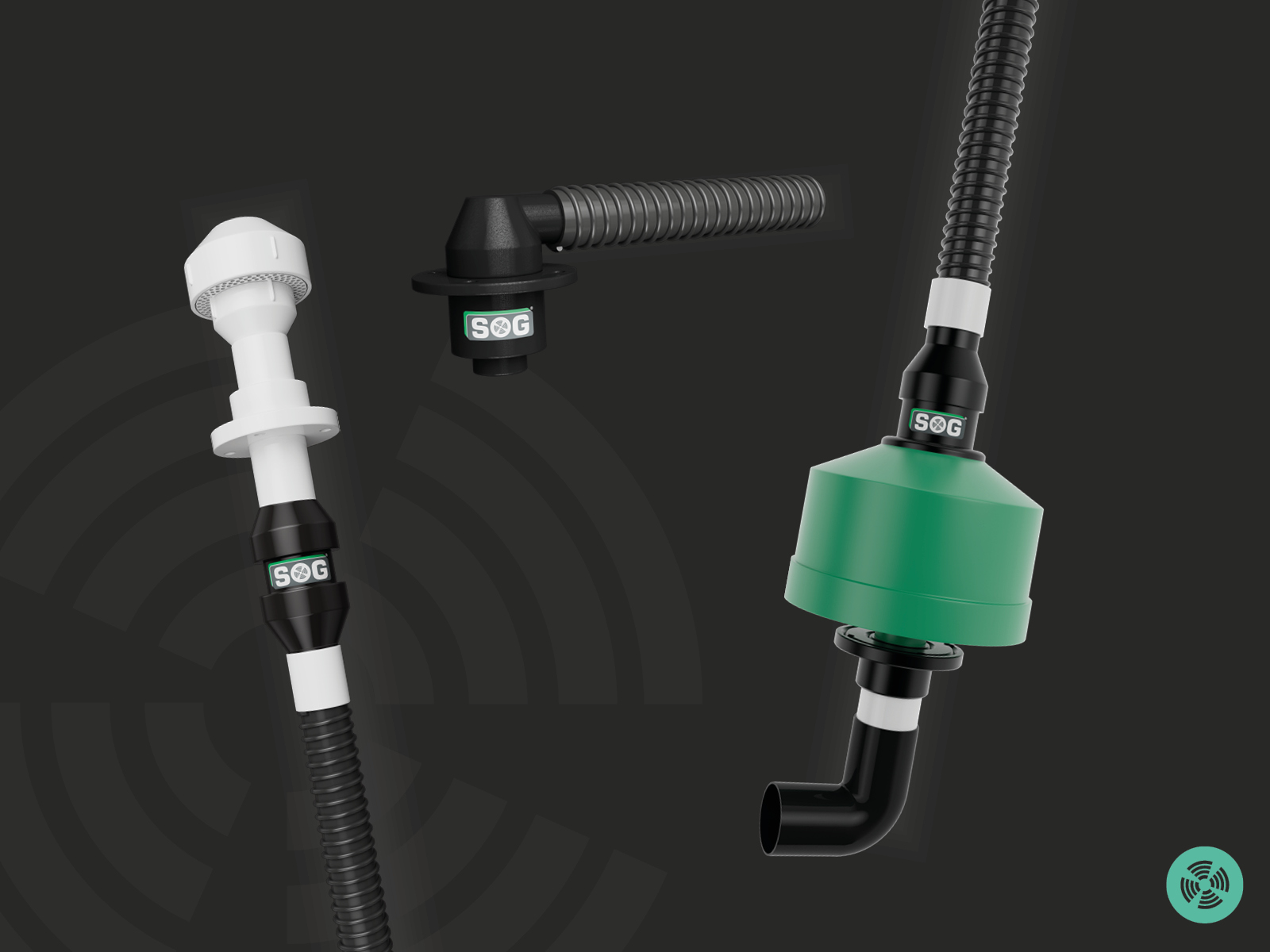 SOG® Entlüftungssystem für eine Kassettentoilette