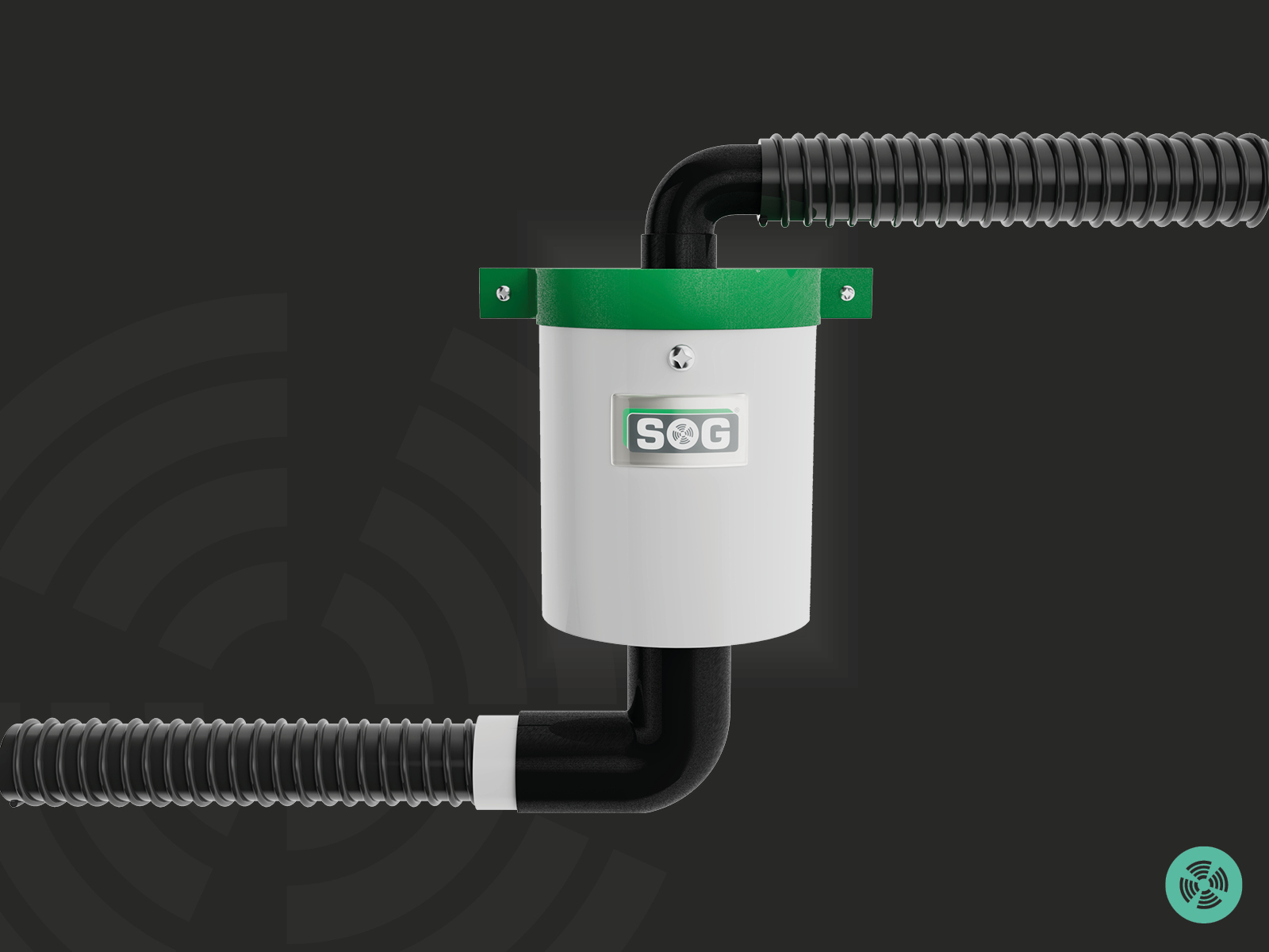 SOG® TT Entlüftungssystem für eine Clesana Verschweißtoilette