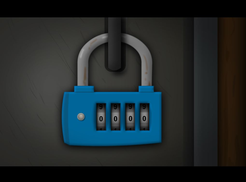 Combination lock mini puzzle