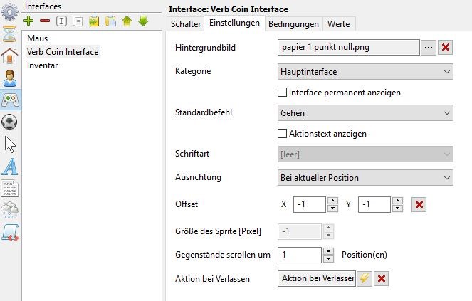 Problem: Verb Coin Interface