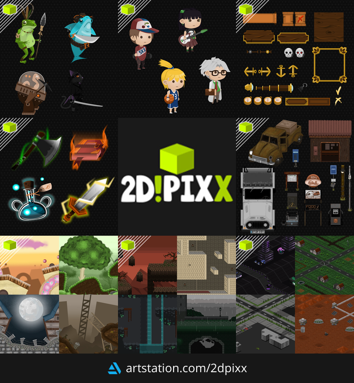 2D Game Artist - Versatile skills withinin graphics and animation