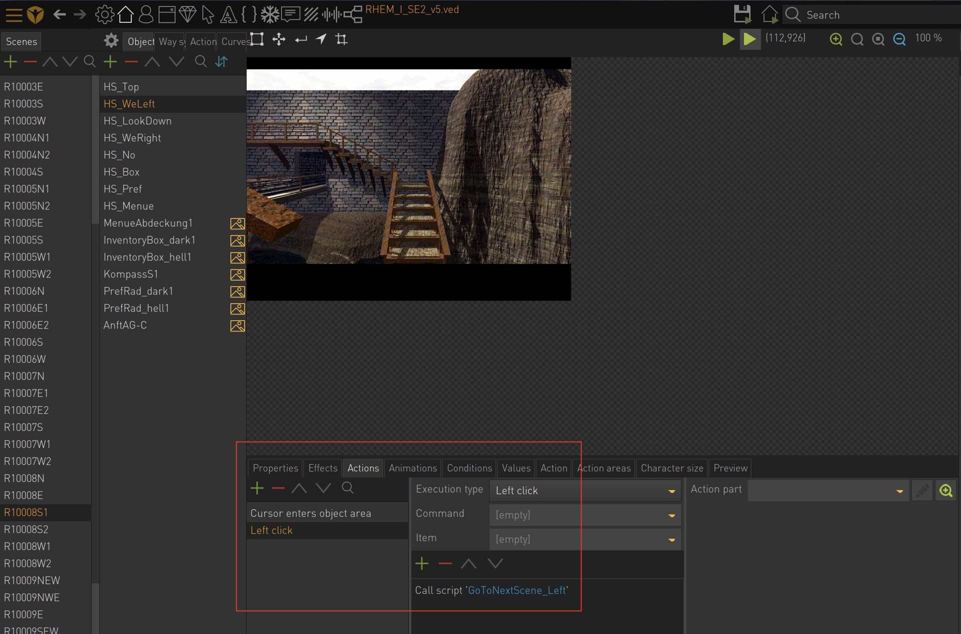Work Around Script scene transitions via script