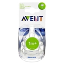 AVENT Sauger Airflex 2-Loch langs. Fluss, 2 St.
