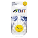 AVENT Sauger Airflex 1-Loch f. Neugeborene, 2 St.