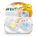 AVENT Schnuller Freeflow Trend, 0-6 M., BPA-frei, 2 St.