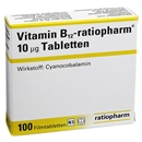 VITAMIN B 12 ratiopharm 10 µg Filmtabletten