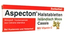 Aspecton Halstabletten Cassis, 30 Stück